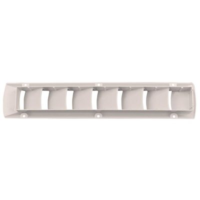 louvered vent off white 