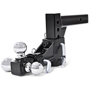 ADJUSTABLE HITCH MOUNT WITH 3 SIZE BALL