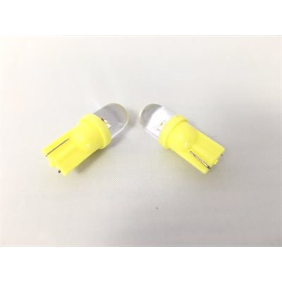 t10 guage bulb yellow 2-pack