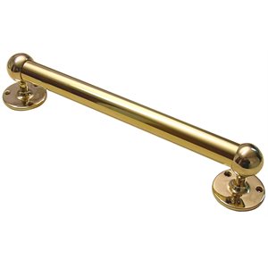 towel rail, solid brass 520 x 75mm
