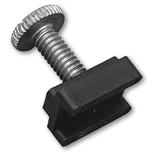 slide lock with screw - black