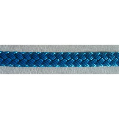 double braided polyster rope 3 / 16" solid blue