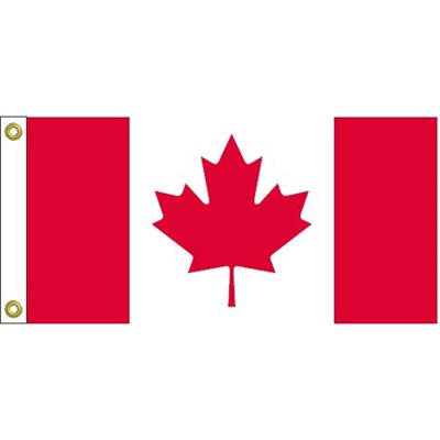 CANADA FLAG 9"X18"