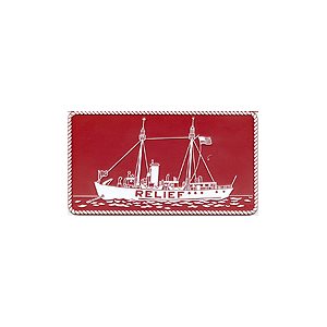 FUN PLATE RELIEF SHIP (RED)