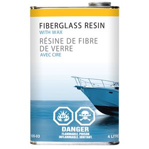 polyester resin with hardner, 4l