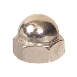 stainless steel cap nut / pk 6