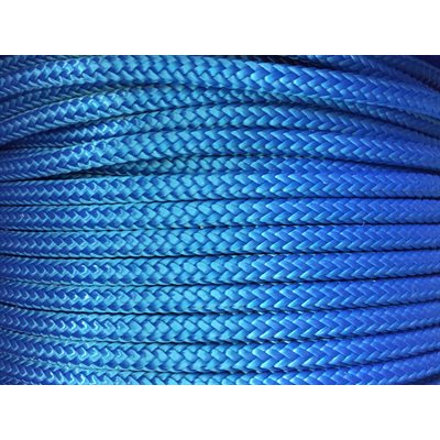 double braided nylon rope 3 / 8" blue