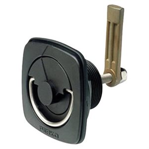 HANDLE WITH RECESSED LOCK. WITHOUT LOCK BLACK FRONT