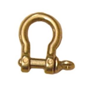 shackle,bow brass 4mm