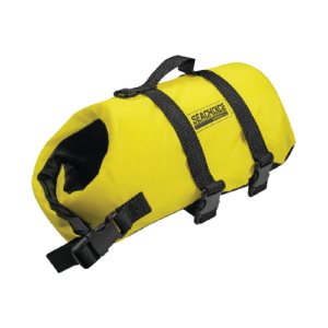 dog life vest, yellow, xs 7 to 15 lbs.