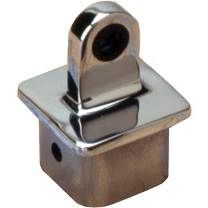 STAINLESS STEEL 1" SQUARE INNER END CAP