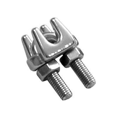 WIRE CLAMP STAINLESS STEEL 8mm